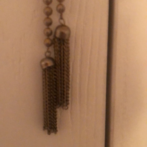 VTG Avon 1973 vintage elliptical emerald stone tassel adjustable discontinued - Picture 9 of 11